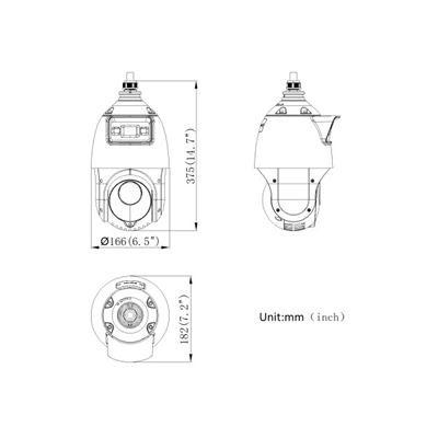 DS-2SE4C425MWG-E(14F0) - 4MPix TandemVu PTZ kamera, 25x ZOOM, IR 100m, audio, alarm