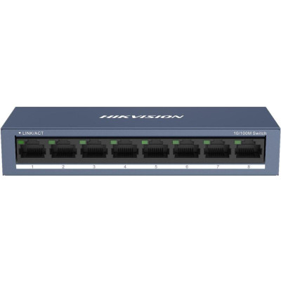 DS-3E0108-O - Switch 8x10/100Mbps, bez PoE