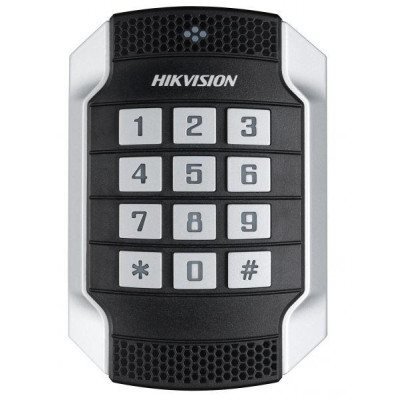 DS-K1104MK - Antivandal bezkontaktní čtečka s klávesnicí Mifare (HIKVISION)