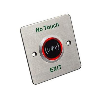 DS-K7P03 - Dveřní bezkontaktní LED odchodové tlačítko, 86x86mm, NO/NC/COM