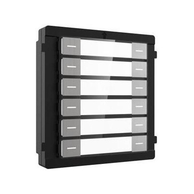 DS-KD-K12/S - Modul interkomu s 12 tlačítky, nerez