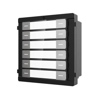DS-KD-K12/S - Modul interkomu s 12 tlačítky, nerez