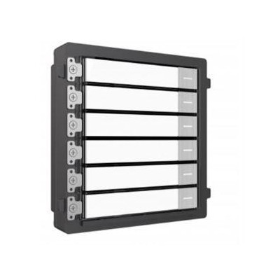 DS-KD-KK/S - Modul interkomu se 6 tlačítky, nerez