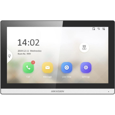 DS-KH6350-WTE1 - 7" IP bytový dotykový monitor, PoE, Wi-Fi