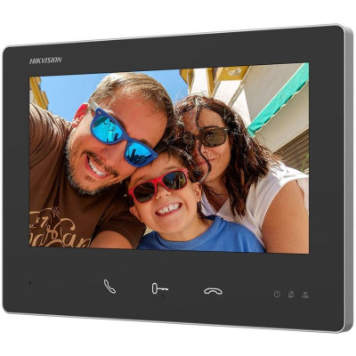 DS-KH7300EY-TE2 - 2-žilový HD 7“ dotykový monitor, černý