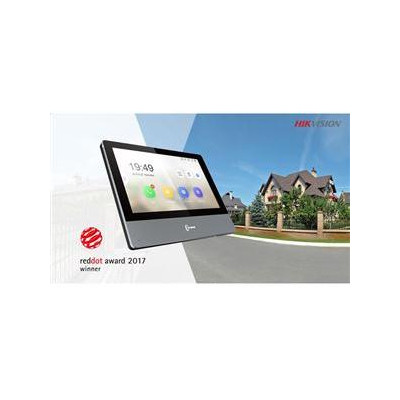 DS-KH8350-WTE1 - 7" IP bytový dotykový monitor, Wi-Fi, PoE