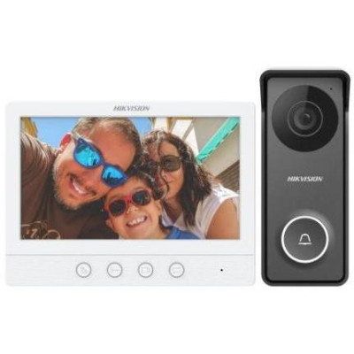 DS-KIS213 - Kit videotelefonu, analog. 4-drát, bytový monitor + dveřní stanice