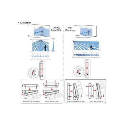 DS-PDC10AM-EG2-WE - AX PRO venkovní bezdrátový PIR detektor, antimasking, dosah 10m, záclona