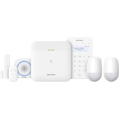 DS-PWA96-Kit2-WE - AX PRO Kit2 -  bezdrát. ústř. PWA96-M-WE, 2x PIR, klávesnice, magnet a siréna