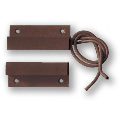 FM-102, hnědá - hnědá - povrchový, samolepící - 2vodič