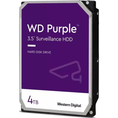 HDD 4TB WD43PURZ - Western Digital PURPLE 4TB 256MB cache, Low Noise