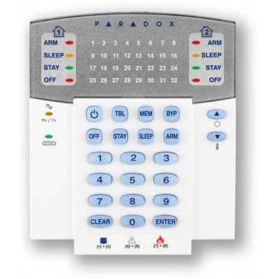 K32RF - klávesnice LED 32 zón - bezdrátová