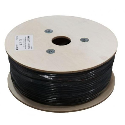 KLEXI65504PE - Kabel LEXI Cat.5e UTP venkovní dvouplášť (PVC+PE) černý