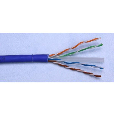 KLEXI66504A - Kabel LEXI Cat 6 UTP PVC šedý- drát (Eca)