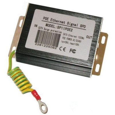 SP11POE2 - Přepěťová ochrana, UTP vedení s PoE, 100/1000Mbit, chrání všechny páry, 2x RJ-45