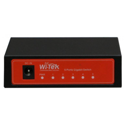 WI-SG105 - 4+1x Gigabit Steel Case Desktop Ethernet switch