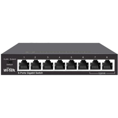 WI-SG108 V2 - 6+2x Gigabit Steel Case Desktop Ethernet switch