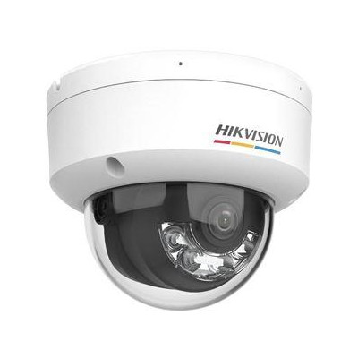 DS-2CD1127G2H-LIU(2.8mm) - 2MPix IP Dome Hybrid ColorVu kamera, LED/IR 30m, mikrofon, IP67