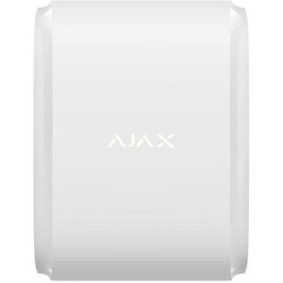 AJAX DualCurtain Outdoor, bílá - Venkovní bezdrátový detektor, 2x 2 PIR, oboustranná záclona, antimasking, PET imunita, 2x 15 m