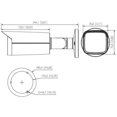 Dahua HAC-HFW2802TU-Z-A-27135-S2-DIP