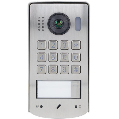 XtendLan Dveřní stanice Digital 2-drát/ 1-4x zvonek/ 2Mpix 170st/ IR/ RFID 125kHz/ klávesnice/ povrchová montáž
