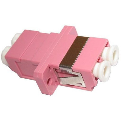XtendLan LC-LC duplex adapter MM, OM4, fialová, do optických rozvaděčů