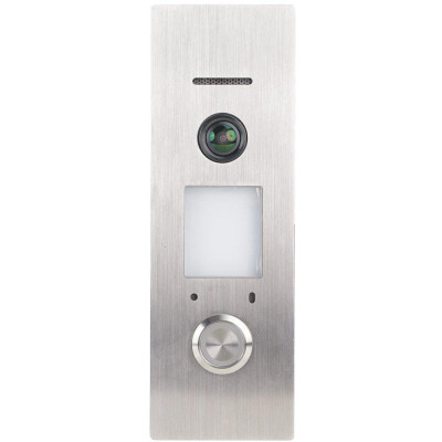 XtendLan Dveřní stanice Digital 2-drát/ 1x zvonek/ 2Mpix 170st/ IR/ RFID 125kHz/ úzká zápustná montáž
