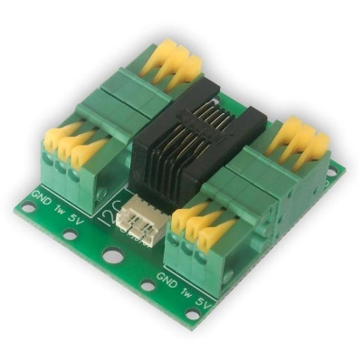 TINYCONTROL kabelový splitter senzorů DS18B20, 4x 1-wire pro LAN ovladač LK3 a LK4