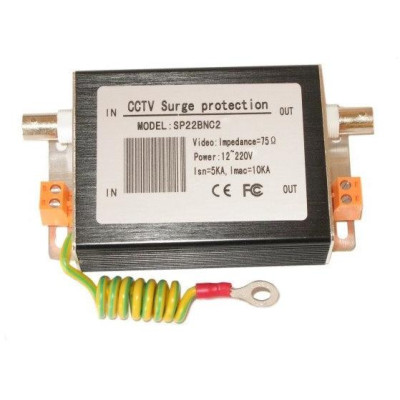 XtendLan Přepěťová ochrana napájení a video portů v jednom, BNC+svorkovnice, zemnící vodič