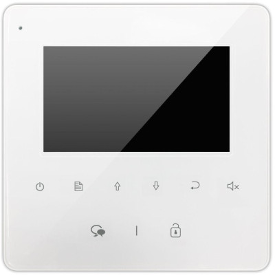 XtendLan Bytový monitor 2-drát D2/ LCD 4,3" 480x272/ CZ menu/ bílo-šedý