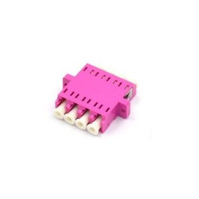 XtendLan LC-LC quad adapter, MM, OM4, fialová, do optických rozvaděčů