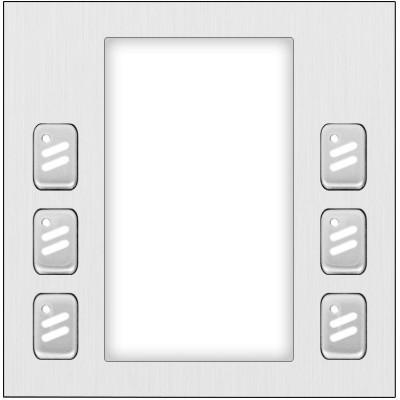 XtendLan modul 6x tlačítko mechanické (DPC-IP81 a DPC-D281)