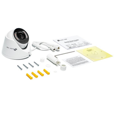 TP-Link VIGI C455(4mm), 5MP, turret, 2880x1620, 4 mm, H.265+, barevné noční vidění, mic + repro, PoE, SD, IP67