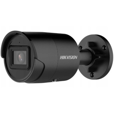 DS-2CD2046G2H-IU(2.8mm)(eF)/BLACK - 4MPix IP Bullet AcuSense kamera, IR 40m, mikrofon, černá