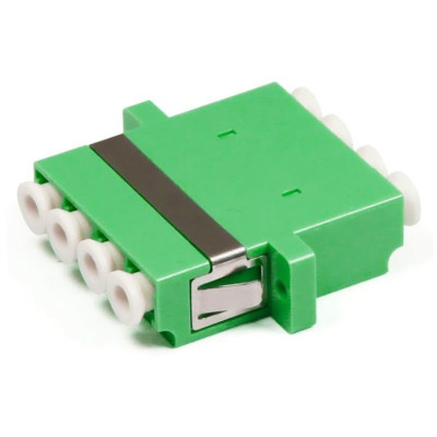XtendLan LC-LC quad adapter SM, APC, zelený, do optických rozvaděčů