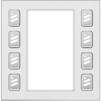 XtendLan modul 8x tlačítko mechanické dvouřadé (DPC-IP81 a DPC-D281)