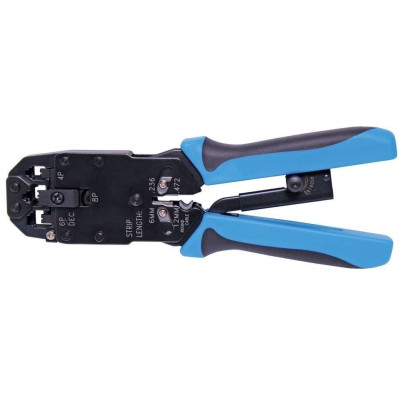 XtendLan Kleště krimpovací profi s ráčnou RJ45, RJ12, RJ11