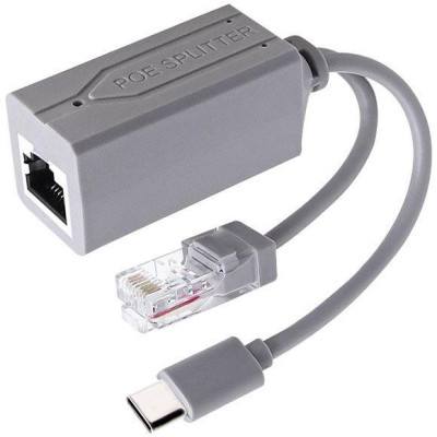 XtendLan XL-POES-5VFU, PoE splitter 802.3af, 100Mb, stabilizovaných 5V/2,4A, výstup USB