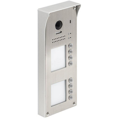 XtendLan Dveřní stanice 2-drát D2/ 8x zvonek/ kamera 170st/ povrchová montáž/ RFID 125kHz