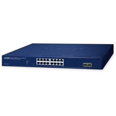 Planet GS-2210-16T2S WEBsmart L2 switch, 16x1Gb, 2x1Gb SFP, QoS