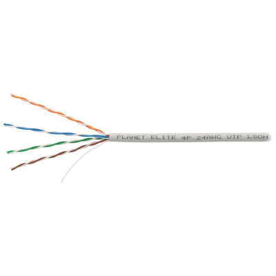 PLANET kabel UTP, drát, 4pár, Cat 5e, LS0H, Planet Elite, Dca, 2404N03, balení 305m, REELEX