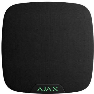 AJAX SpeakerPhone, černý - Bezdrátový obousměrný hlasový modul, výkon 80–103 dB, zabudovaná LED dioda, nadčasový design