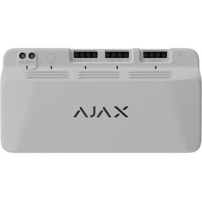 AJAX Superior LineSupply (75W)Fibra,bílá - Modul poskytující dodatečné napájení pro zařízení Fibra