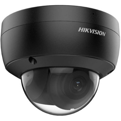 DS-2CD2146G2-ISU(2.8mm)(C)(BLACK) - 4MPix IP Dome AcuSense kamera, IR 30m, Audio, Alarm, mikrofon, IK10, černá