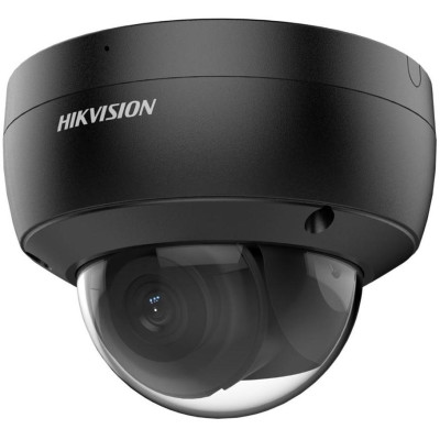DS-2CD2186G2-ISU(2.8mm)(C)(BLACK) - 8MPix IP Dome AcuSense kamera, IR 30m, Audio, Alarm, mikrofon, IK10, černá
