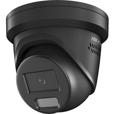 DS-2CD2347G2H-LISU/SL(2.8)/eF/BLK - 4MPix IP Turret Hybrid ColorVu AcuSense kamera, LED/IR 30m, WDR 130dB,audio, alarm, IP67, bl
