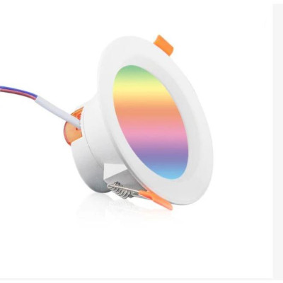 WB-LZD7-RCW-MS - WiFi Smart LED stmívatelné kulaté barevné bodové světlo 7W RGB