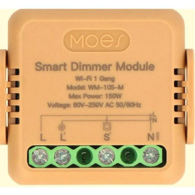 WM-105-M-MS - Mini WiFi ovladač intenzity osvětlení, AC 90-250V, 50/60HZ, 150W