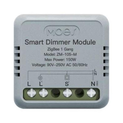 ZM-105-M-MS - Mini ZigBee ovladač intenzity osvětlení, AC 90-250V, 150W