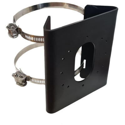 EX-1275ZJ-S-SUS BLACK - Kompaktní adaptér na sloup, černý